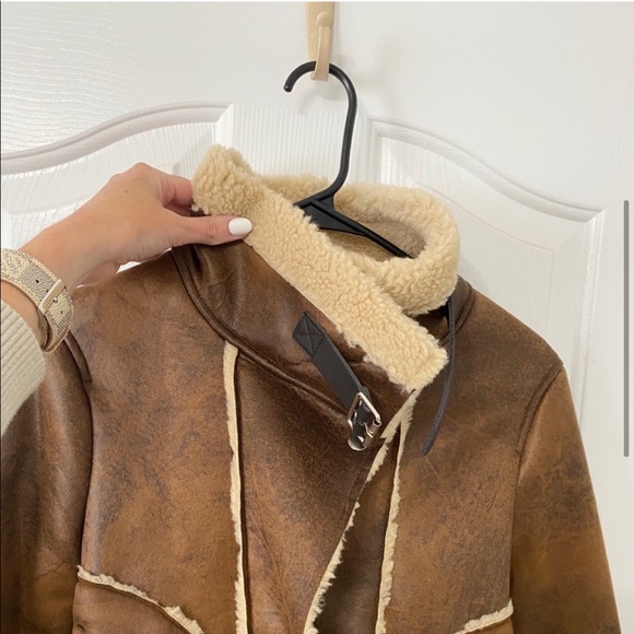Faux shearling jacket - Picture 4 of 7